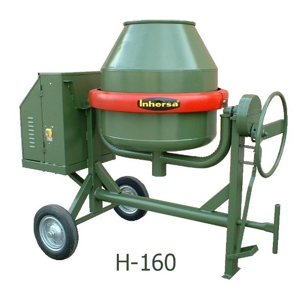 Inhersa H-160 - Hormigonera profesional Monofásica 220V